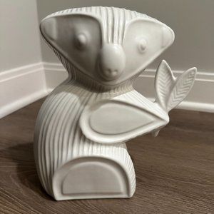 Jonathan Adler White Ceramic Koala Decor